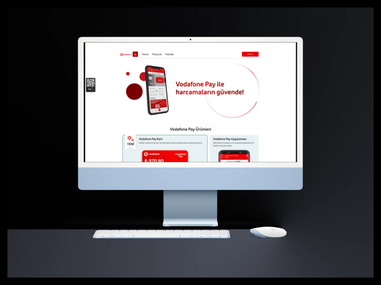 Vodafone Pay microsite — cover